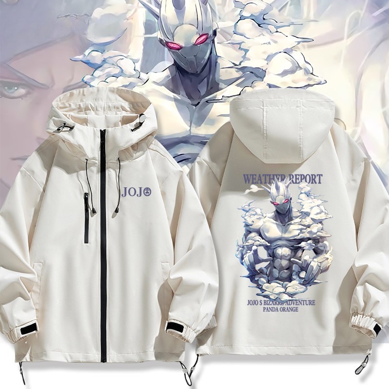 JOJO的奇妙冒險多明尼克普奇替身天氣預報周邊 男女同款秋冬衝鋒衣