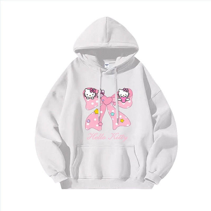 Hello Kitty凱蒂貓新款 親子情侶男女連帽衛衣