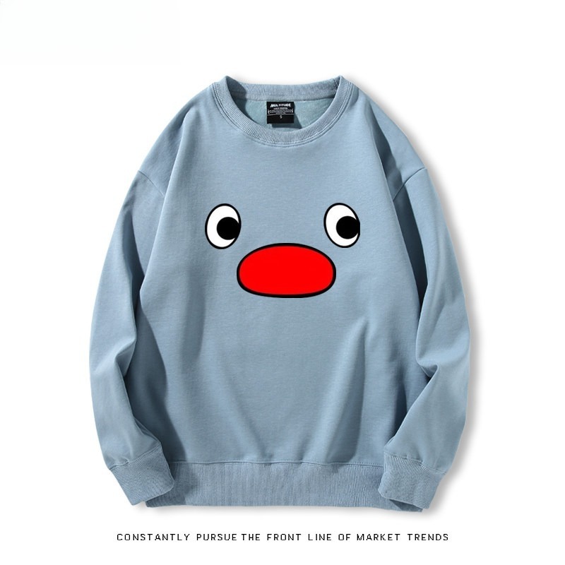 pingu 聯名親子情侶裝 圓領長袖