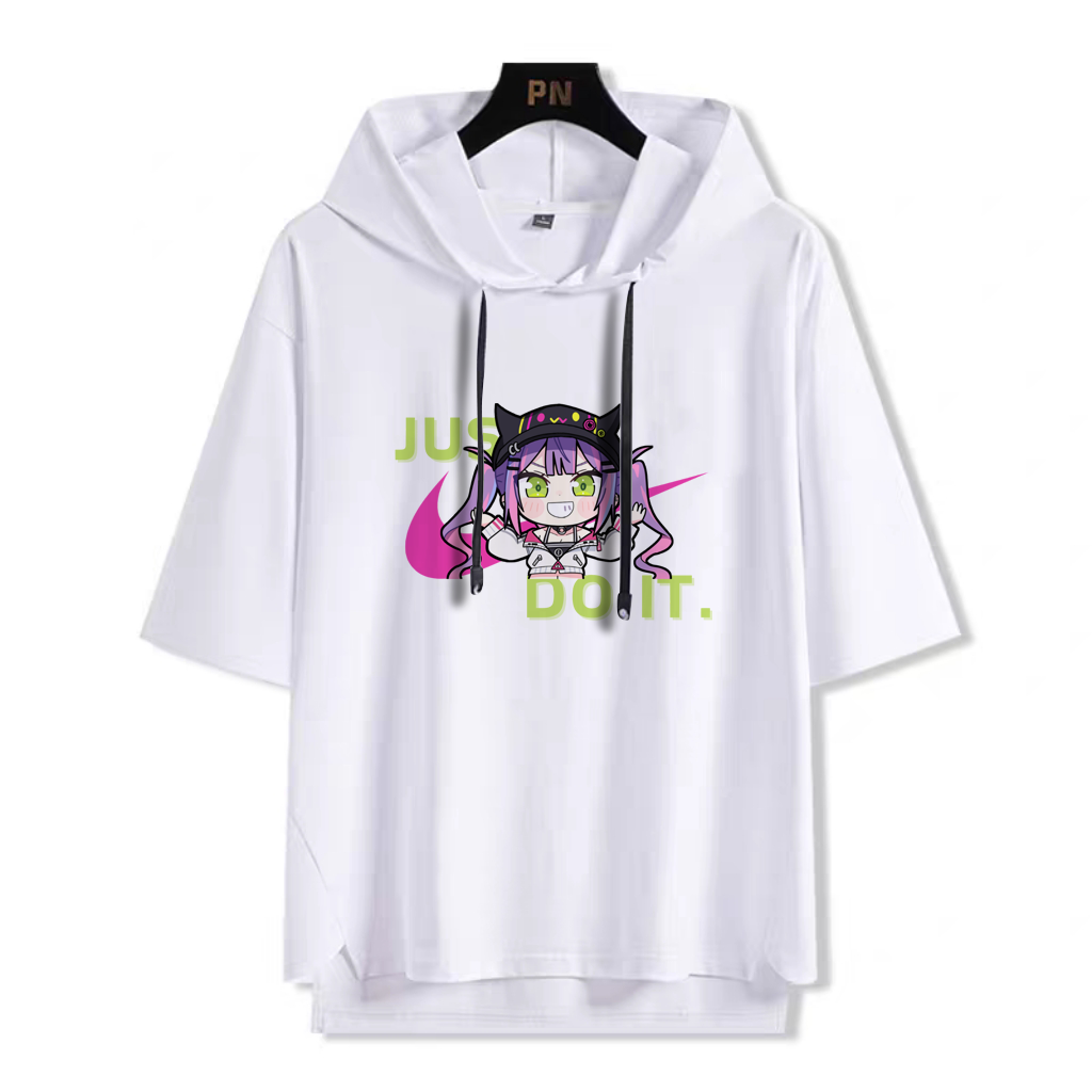 Vtuber HOLOLIVE 潮牌聯名連帽短袖T恤