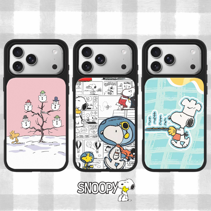 史努比 Snoopy 玻璃磁吸手機殼｜MagSafe 可愛保護殼