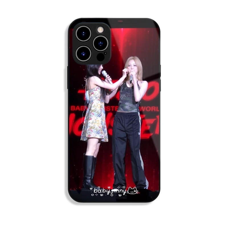 BABYMONSTER 高清鋼化玻璃手機殼