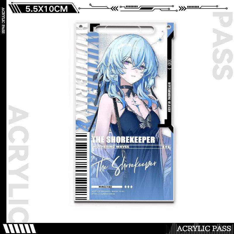 鳴潮 Wuthering Waves 亞克力通行證掛飾