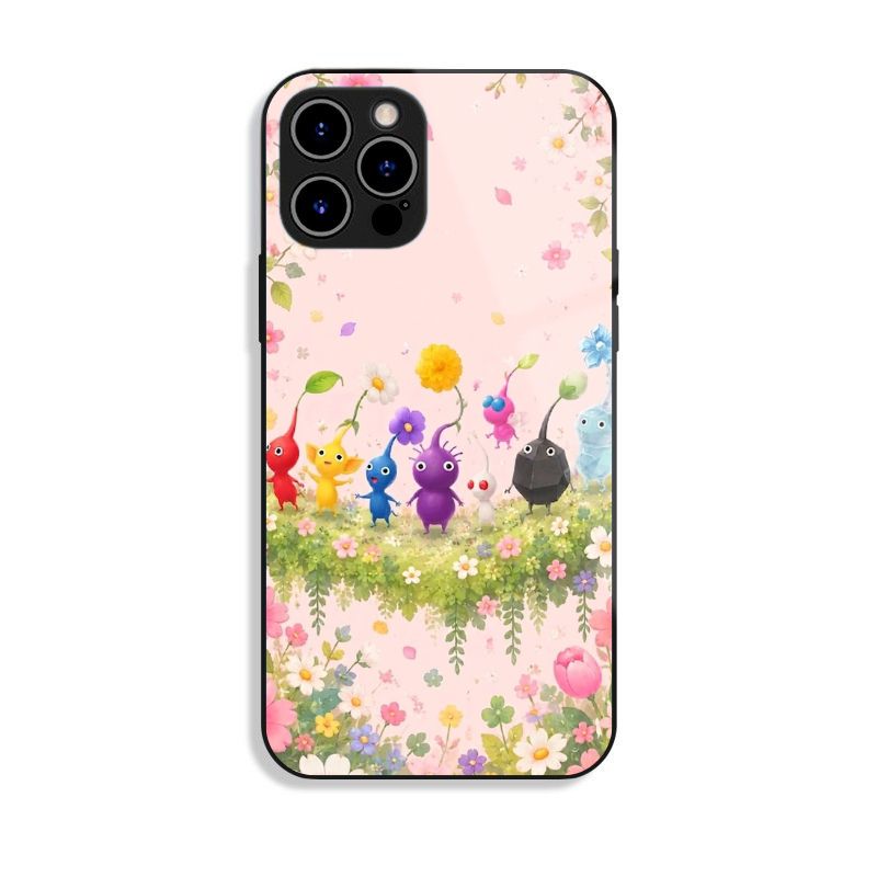皮克敏 PIKMIN 高清鋼化玻璃手機殼