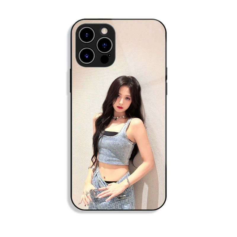 BABYMONSTER 高清鋼化玻璃手機殼