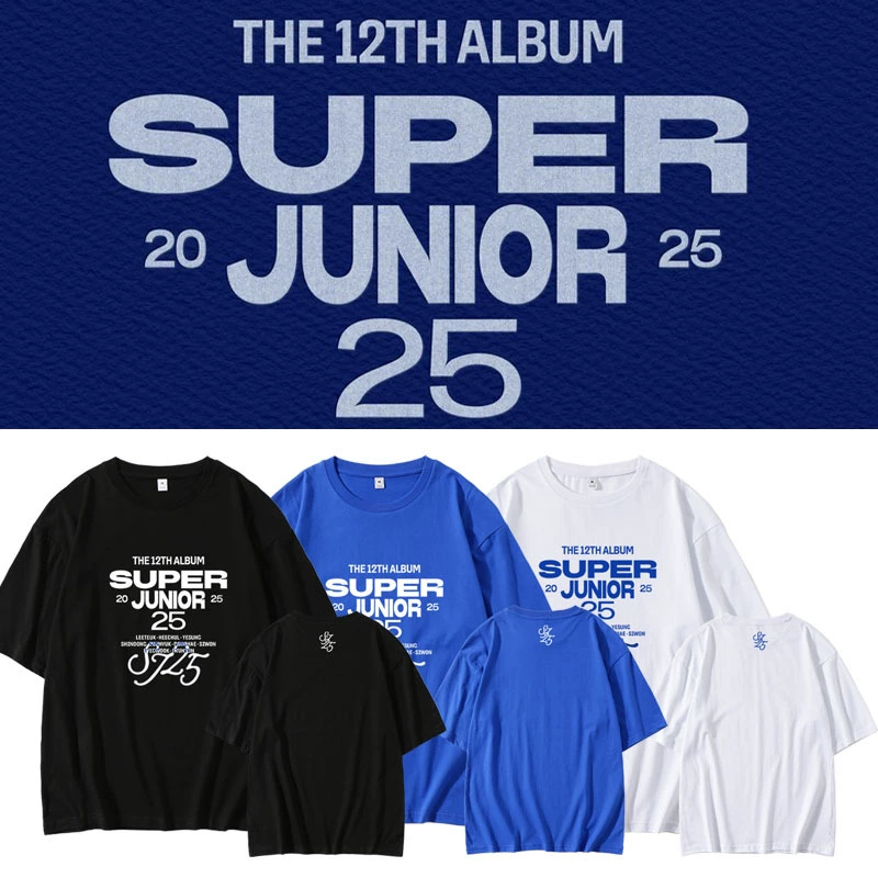 SUPER JUNIOR 2025 20週年巡迴演唱會 印花短袖T恤