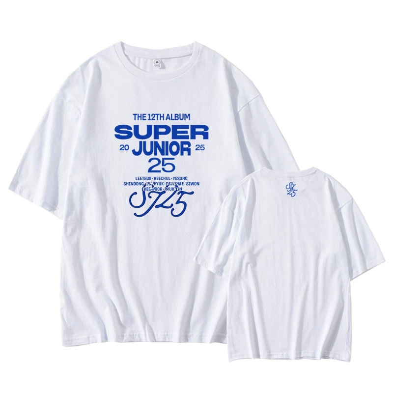 SUPER JUNIOR 2025 20週年巡迴演唱會 印花短袖T恤