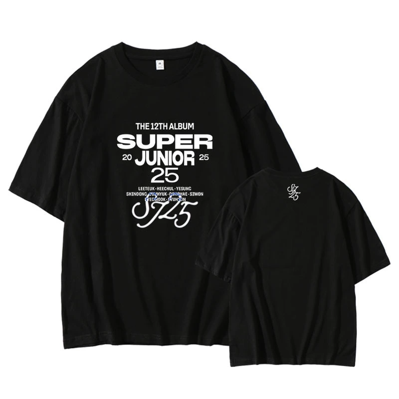 SUPER JUNIOR 2025 20週年巡迴演唱會 印花短袖T恤