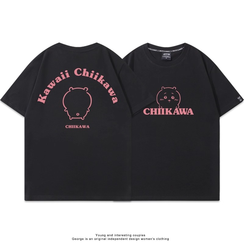 Chiikawa 2025親子情侶男女同款 印花短袖T恤