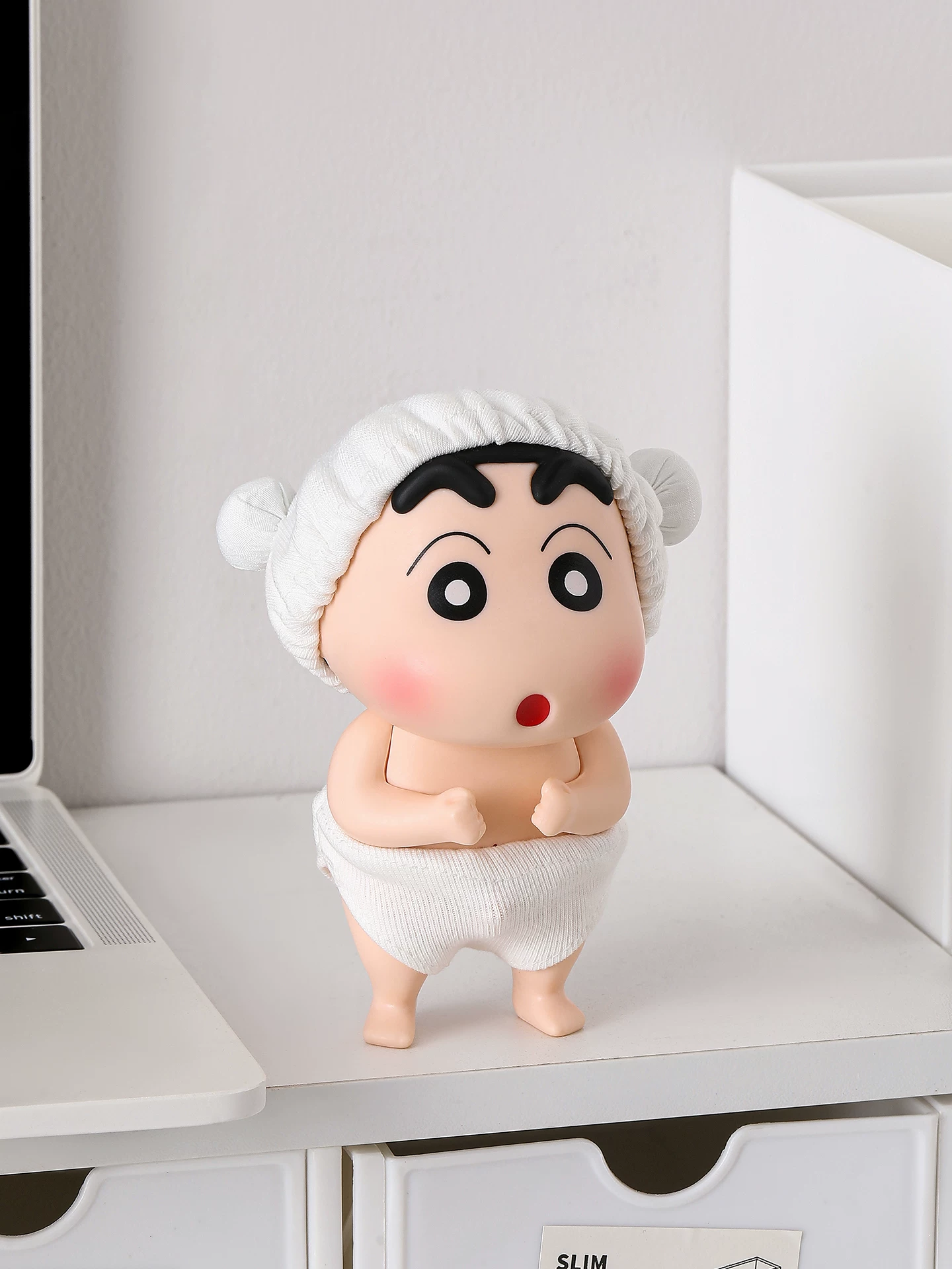 蠟筆小新 洗浴小新小葵 擺件