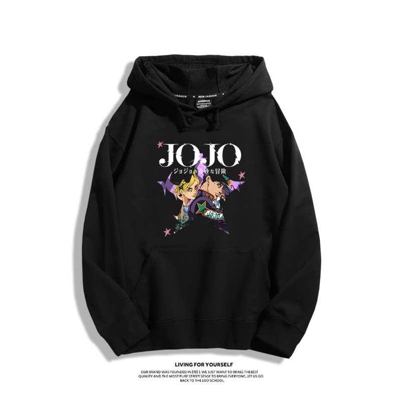 JOJO的奇妙冒險 聯名衛衣2025秋冬新款親子情侶裝連帽衛衣