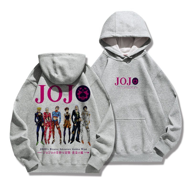 JOJO的奇妙冒險衛衣新款 親子情侶裝連帽衛衣