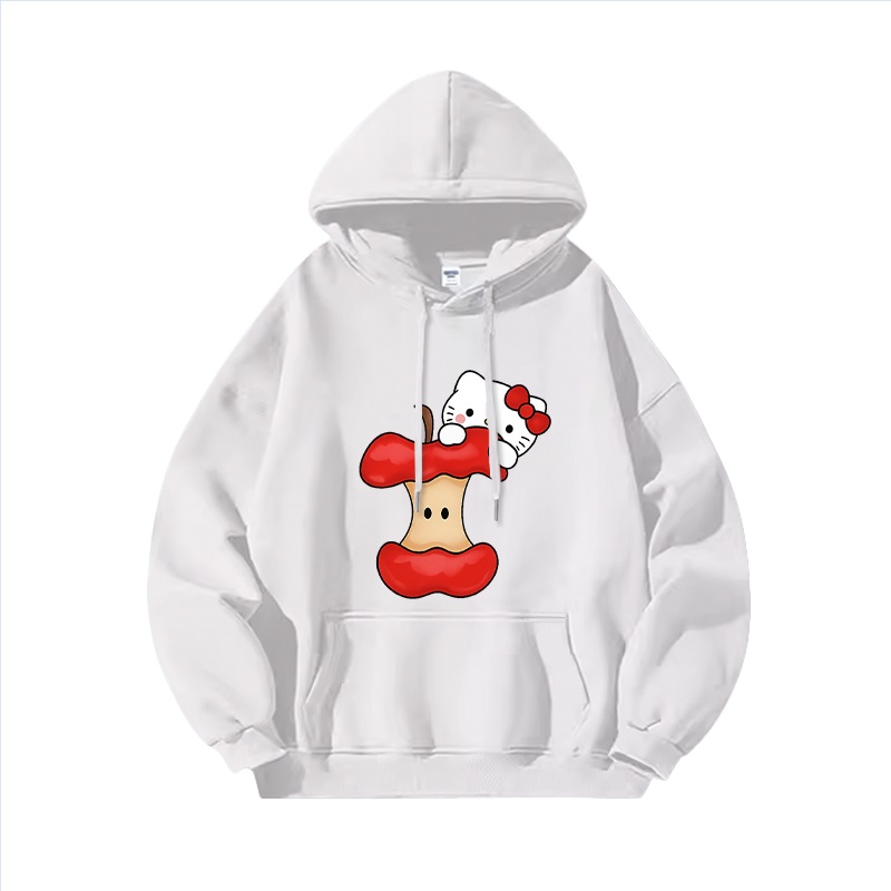 Hello Kitty凱蒂貓新款 親子情侶男女連帽衛衣