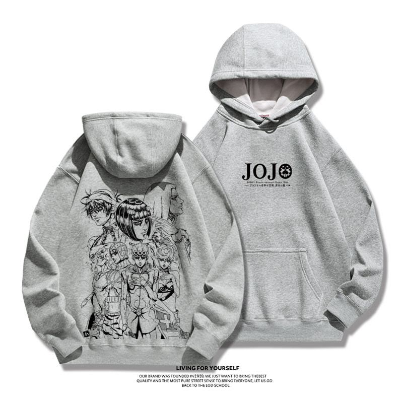 JOJO的奇妙冒險衛衣新款 親子情侶裝連帽衛衣