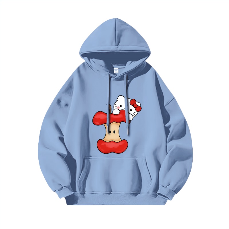 Hello Kitty凱蒂貓新款 親子情侶男女連帽衛衣