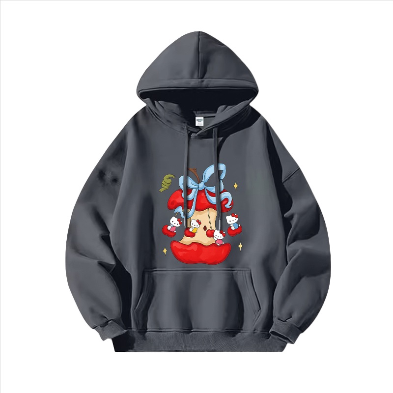 Hello Kitty凱蒂貓新款 親子情侶男女連帽衛衣