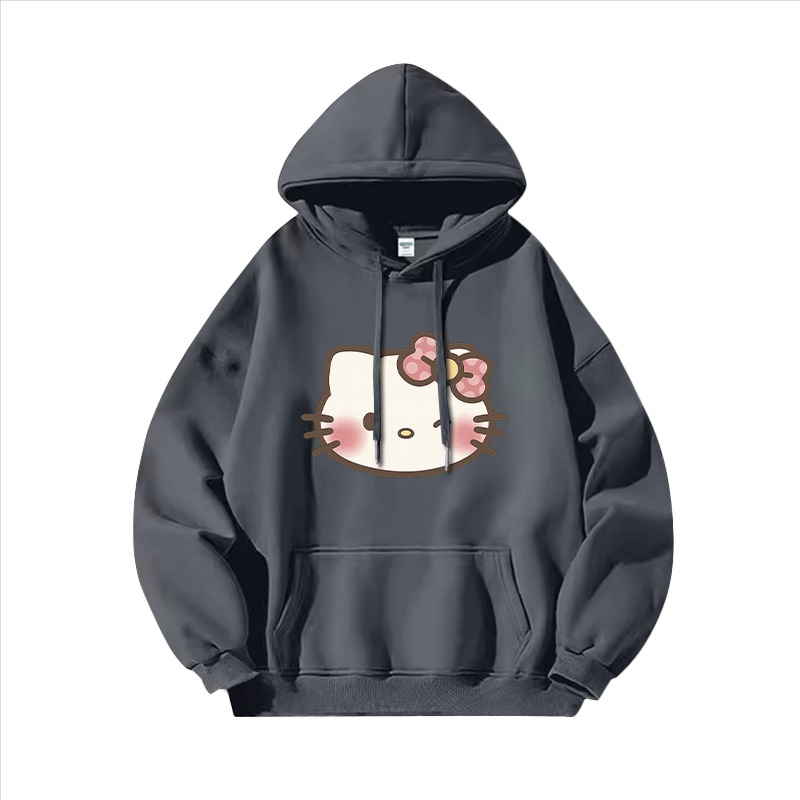 Hello Kitty凱蒂貓新款 親子情侶男女連帽衛衣