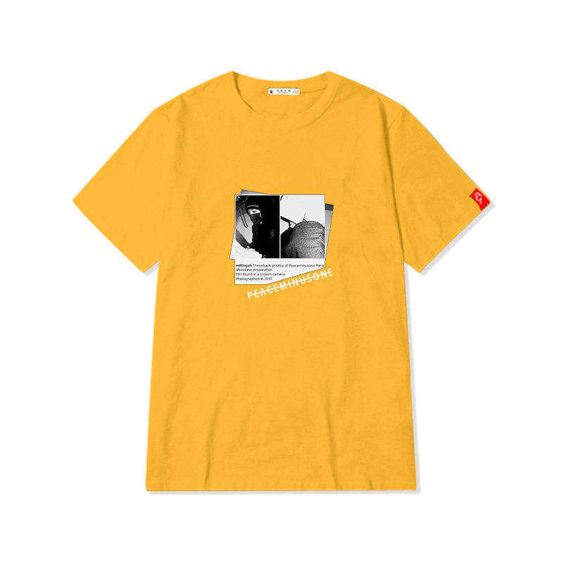 GD權志龍同款小雛菊周邊印花短袖T恤