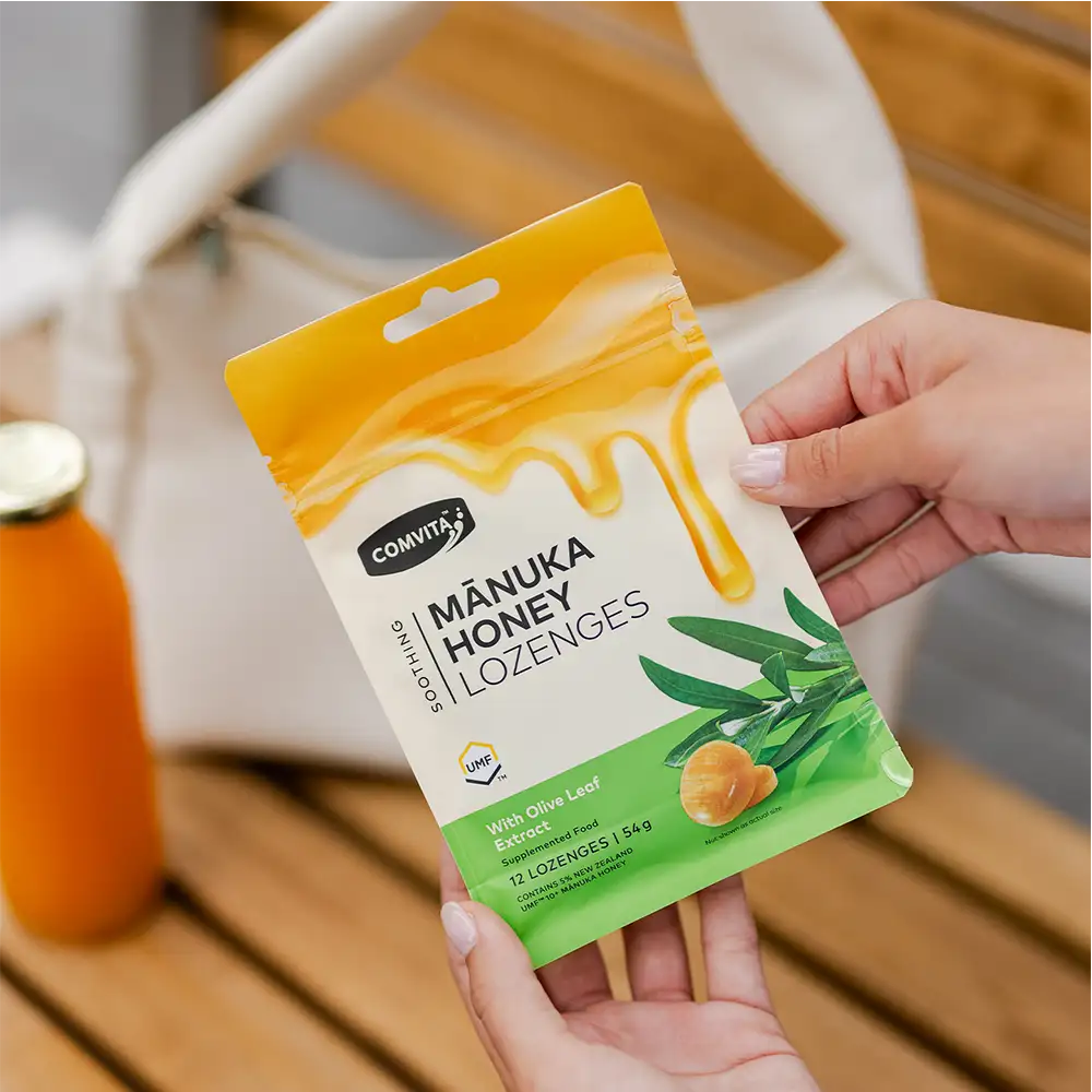 Mānuka Honey Lozenges Olive Leaf Extract