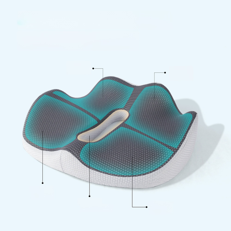 Long Sitting Anti-Slip Memory Foam Seat Cushion