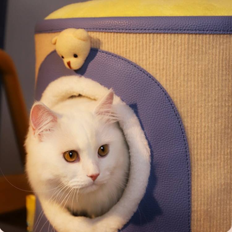 Cat climbing frame, cat nest, cat tree integrated
