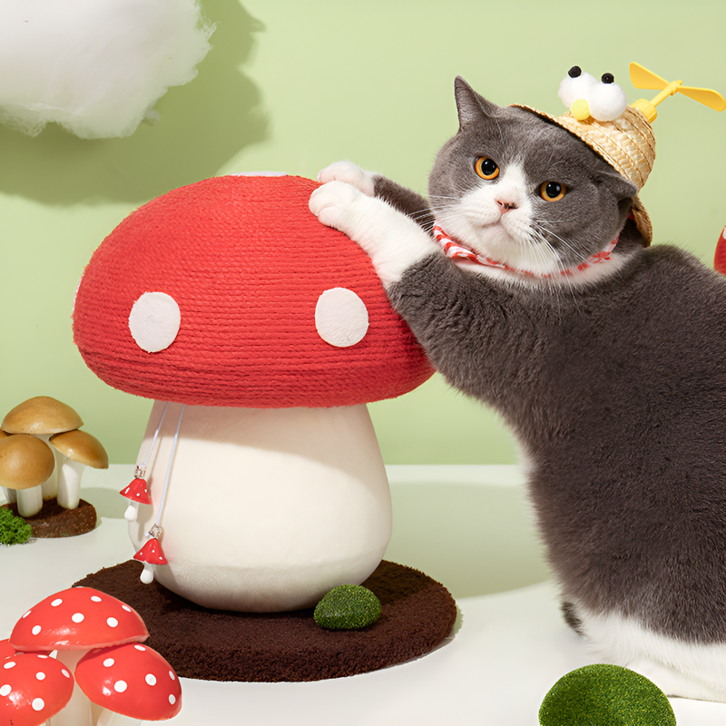 Mushroom Cat Climbing Frame