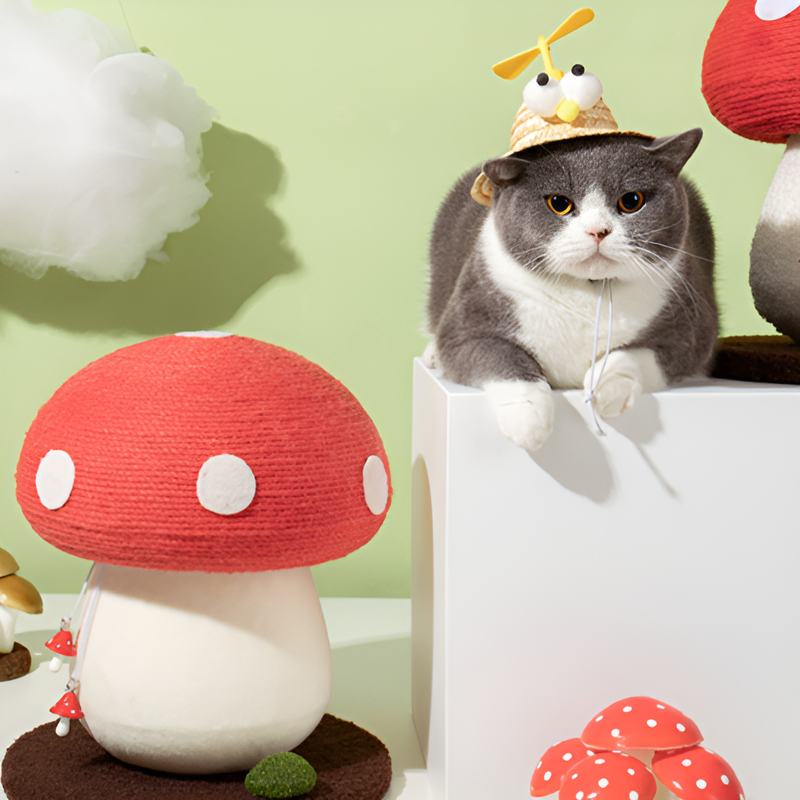 Mushroom Cat Climbing Frame