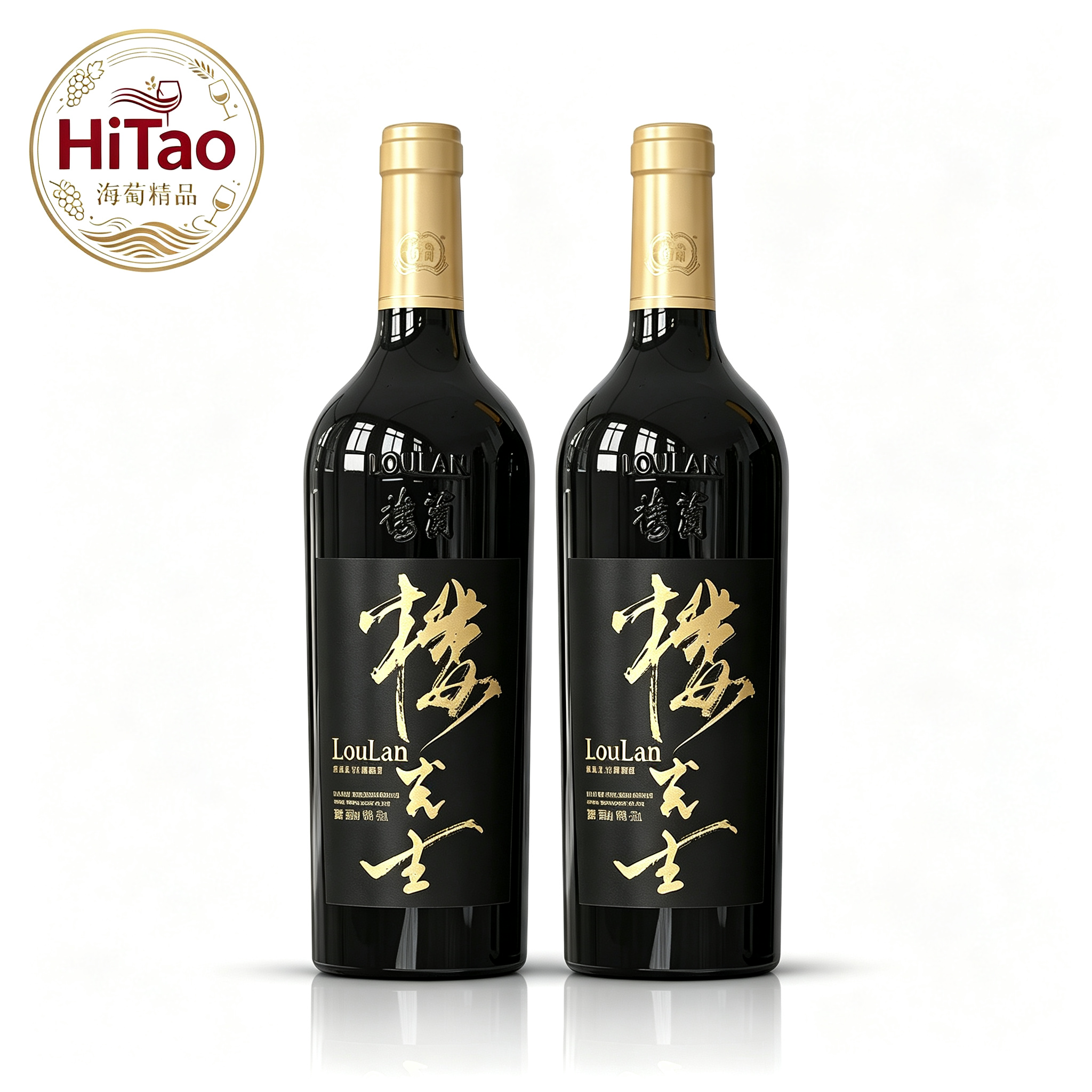 新疆乾紅 樓蘭酒莊酒 國產紅酒樓先生赤霞珠乾紅 750mlx2樽