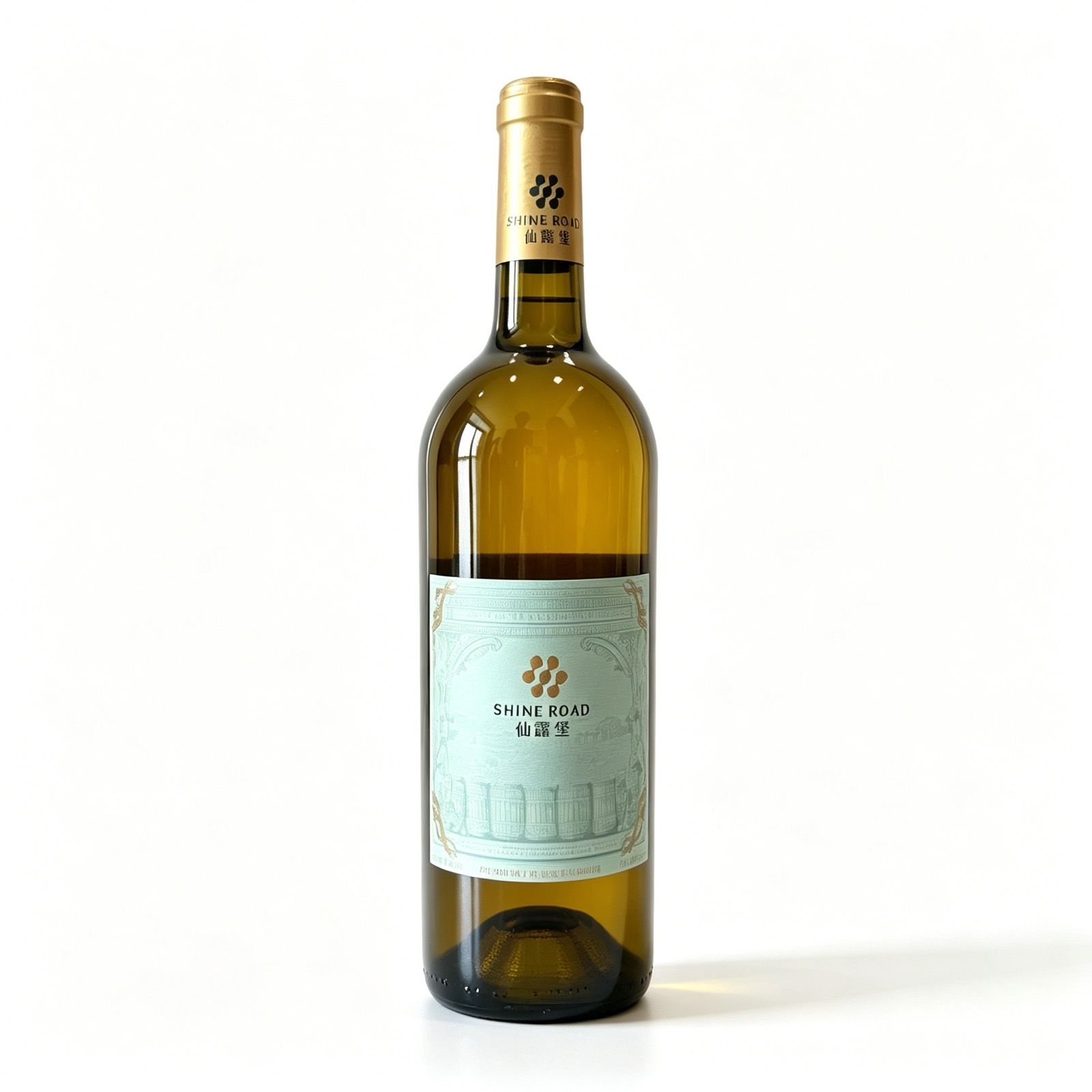 仙露堡 2018 霞多麗乾白葡萄酒 XianLu Castle 2018 Chardonnay Dry White Wine｜北京房山產區 14.5 度 成熟梨香柑橘果香 冰飲順滑 國產乾白葡萄酒