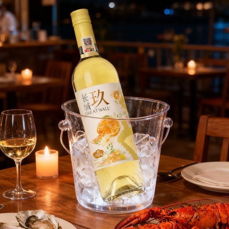 長城玖乾白葡萄酒 GreatWall Jiu Dry White Wine｜山東蓬萊 12.5 度  旋轉瓶蓋易開瓶 750ml*6 瓶