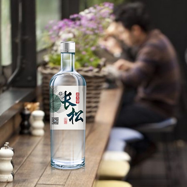 小長松28度糧食精釀長松酒濃香型低度白酒長松375mlx3瓶