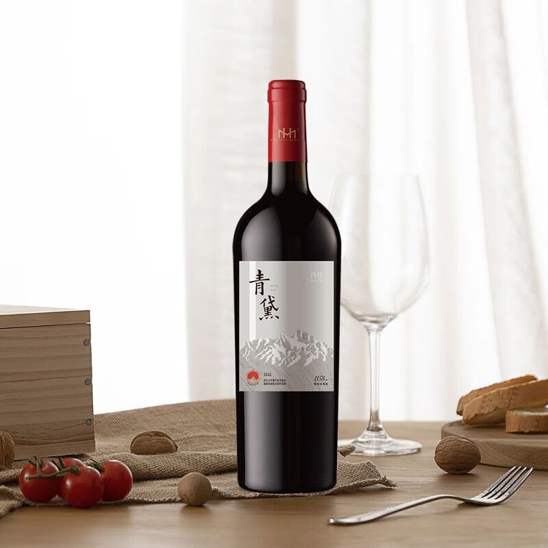 美賀莊園青黛乾紅葡萄酒 Meihe Manor QingDai Dry Red Wine｜寧夏賀蘭山東麓 15% vol 有機種植 黑李子黑醋栗果香 香料橡木香 厚實單寧 750ml