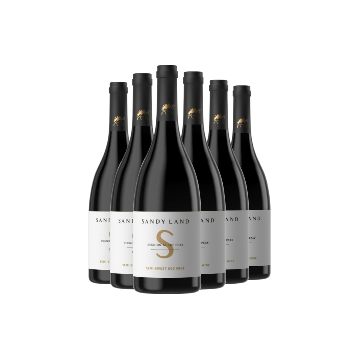 【禮盒裝】沙地酒莊半甜紅葡萄酒 750ml｜新疆天山北麓 12% vol 半甜 漿果香甜順滑不澀｜Sanyland Semi-Sweet Red Wine