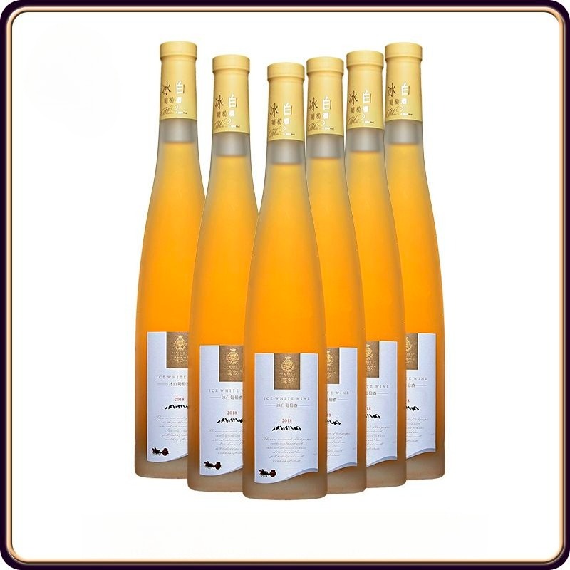 紫軒紅酒 - 2018 冰白葡萄酒 (優選級) 甜型酒低度酒微醺酒 10% vol. 500ml×6 瓶 Zixuan Wine - 2018 Ice White Wine (Premium Grade), Sweet Low-Alcohol Light Sipping Wine