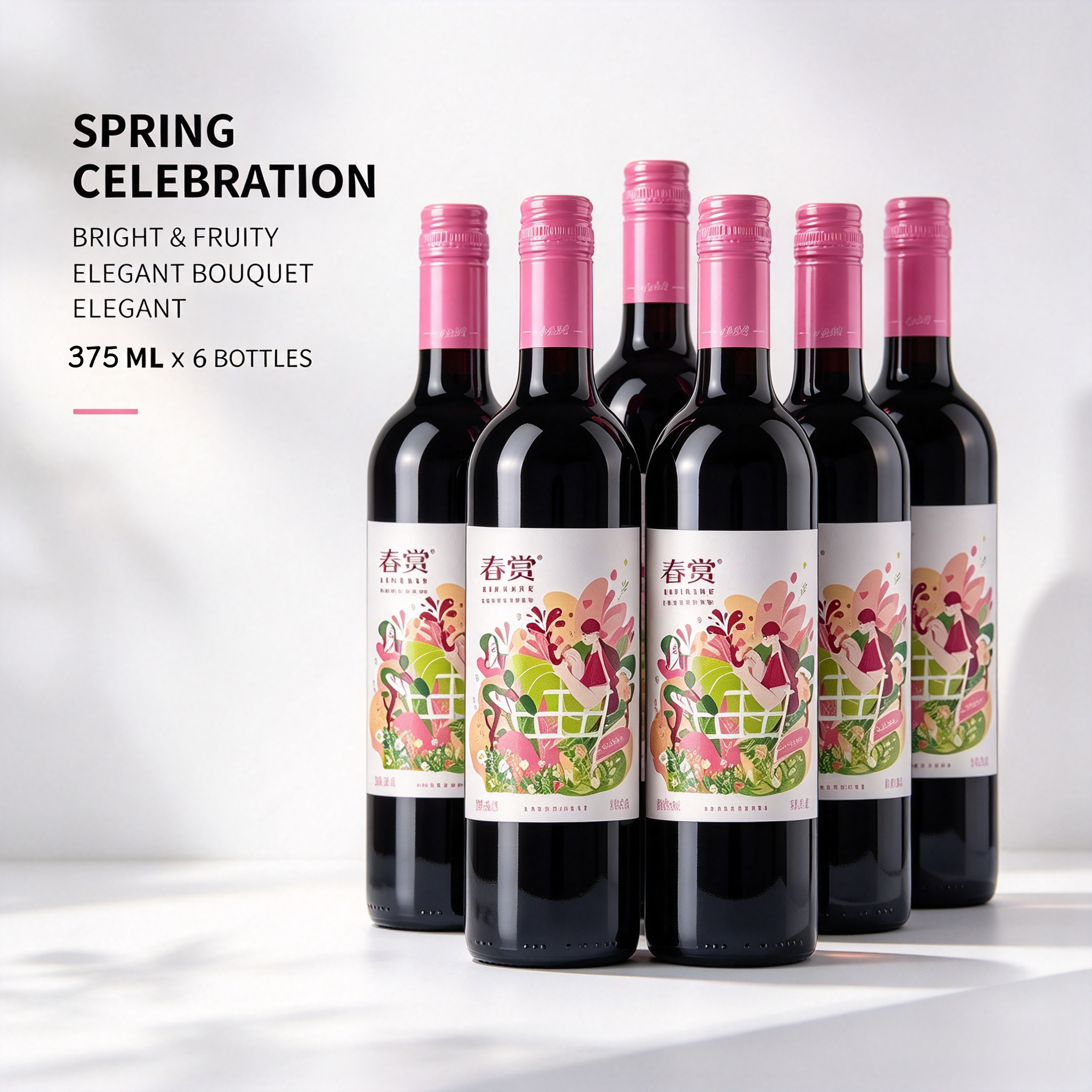 尼雅春賞脫醇葡萄酒 Niya ChunShang Non-Alcoholic Wine新疆天山北麓瑪納斯 3.6% vol 低度 酸甜清新 375ml 小瓶裝