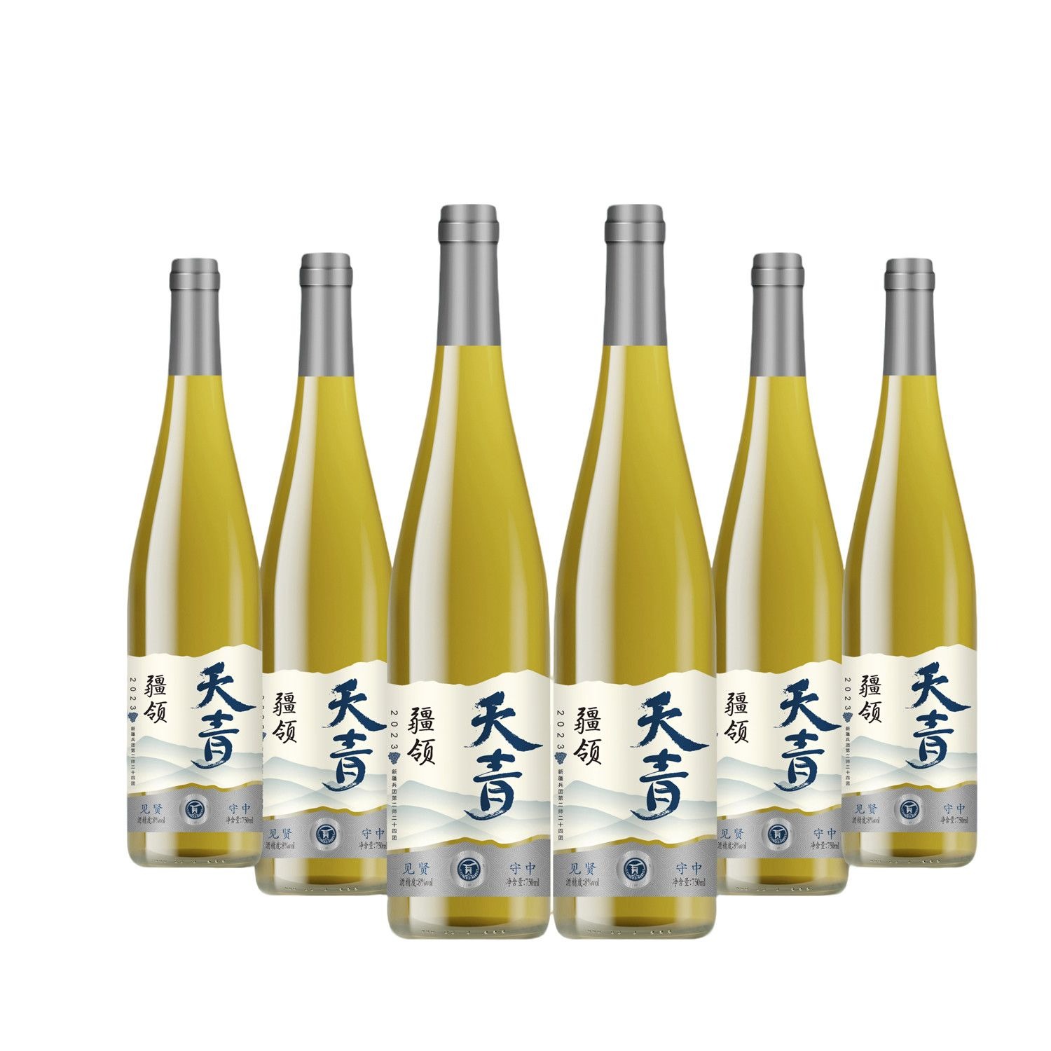疆領天青威代爾乾白 半甜型 8 度 750ml×6 支微醺小甜酒 