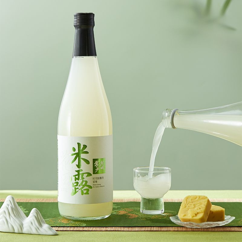 花田巷子米露女士桂花 0.5° 低度米酒甜酒米釀 720ml×2 支Huatian Alley Osmanthus Rice Drink, Low-Alcohol Sweet Rice Wine for Ladies