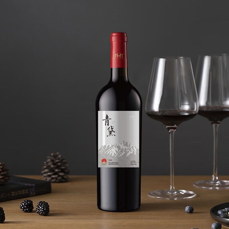 美賀莊園青黛乾紅葡萄酒 Meihe Manor QingDai Dry Red Wine｜寧夏賀蘭山東麓 15% vol 有機種植 黑李子黑醋栗果香 香料橡木香 厚實單寧 750ml