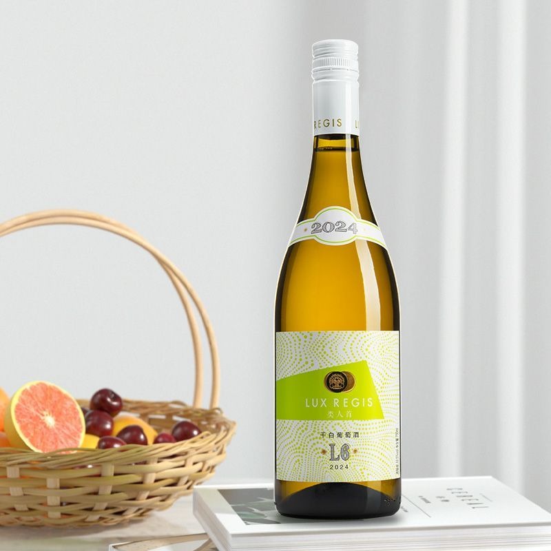 類人首 L6 霞多麗乾白葡萄酒 Lux Regis L6 Chardonnay Dry White Wine｜寧夏賀蘭山東麓 12.5 度 梨香柑橘白花清香 清爽均衡 750ml*6 瓶
