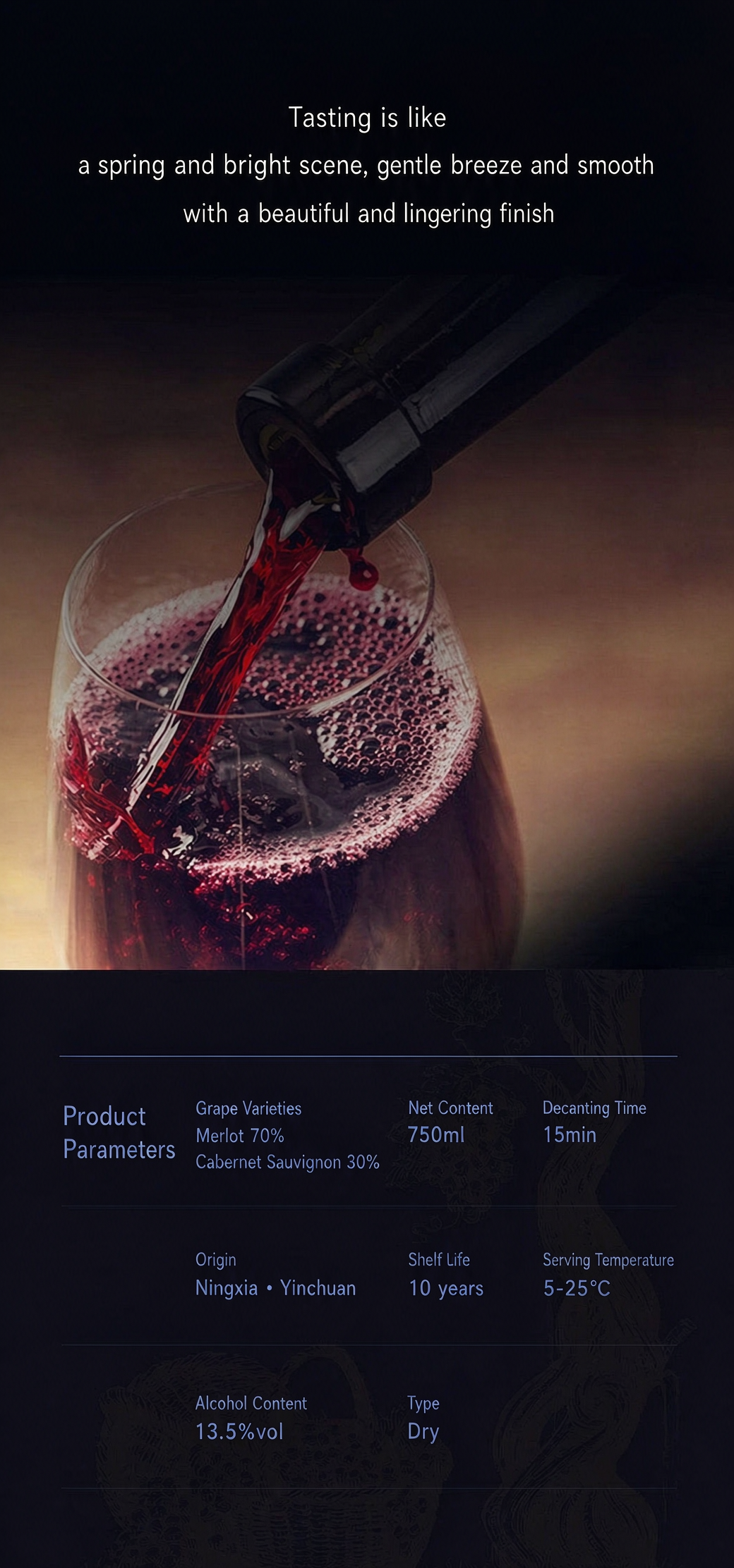 類人首人和佳釀紫黛夫乾紅葡萄酒750mL×6瓶 Lux Regis Renhe Vintage Madeline Angevine Dry Red Wine｜寧夏賀蘭山東麓 14 度