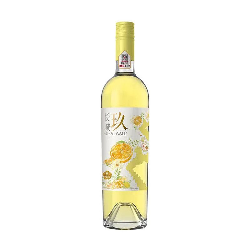 長城玖乾白葡萄酒 GreatWall Jiu Dry White Wine｜山東蓬萊 12.5 度  旋轉瓶蓋易開瓶 750ml*6 瓶