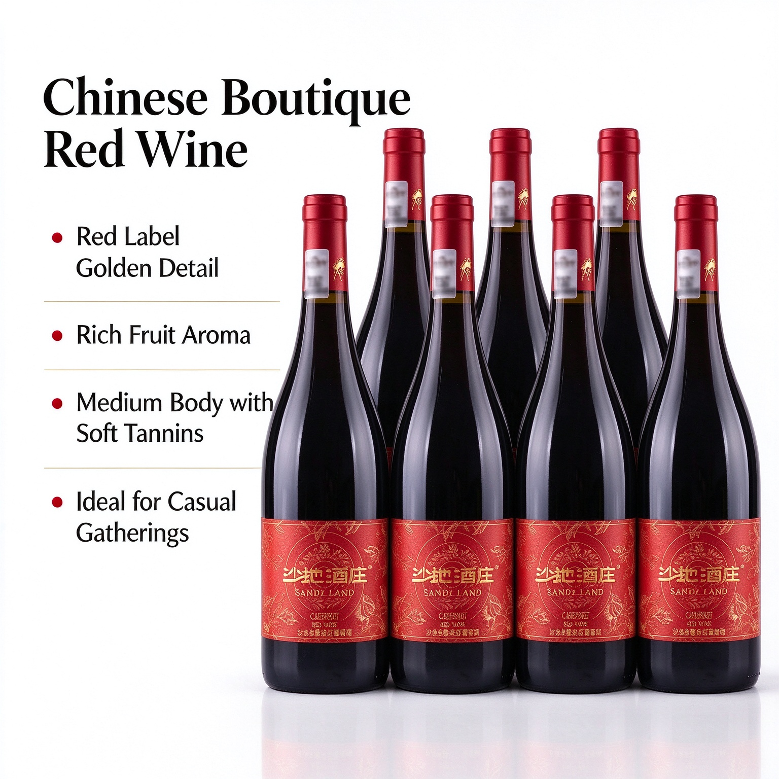 沙地酒莊天山北 半甜紅葡萄酒 12 度 750ml×2 瓶（新疆天山北麓）Shadi Northern Tianshan