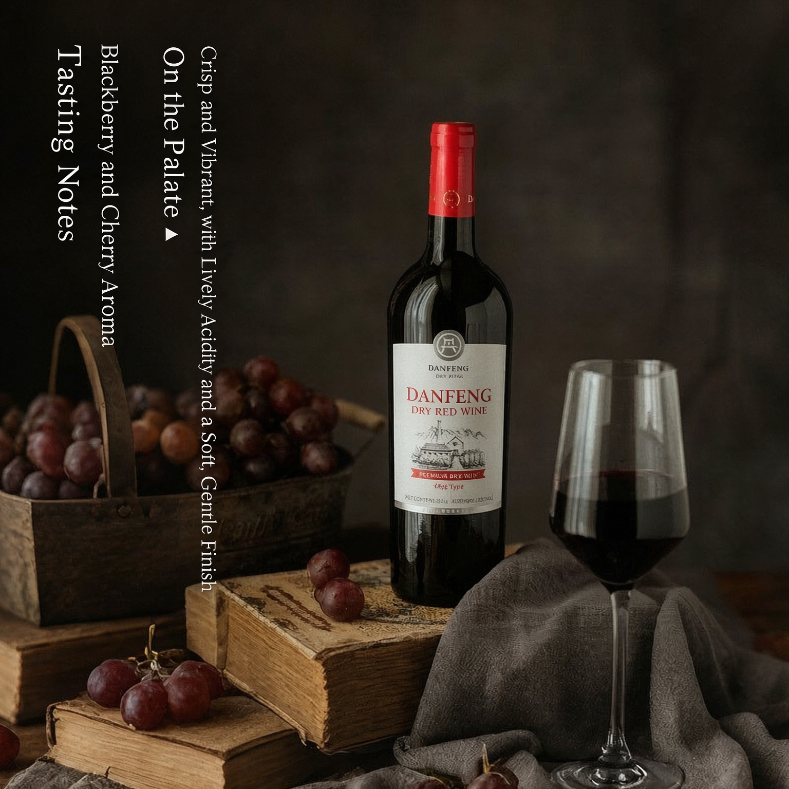 丹鳳酒莊優選乾型紅葡萄酒 750mlx6 Danfeng Winery Premium Dry Red Wine