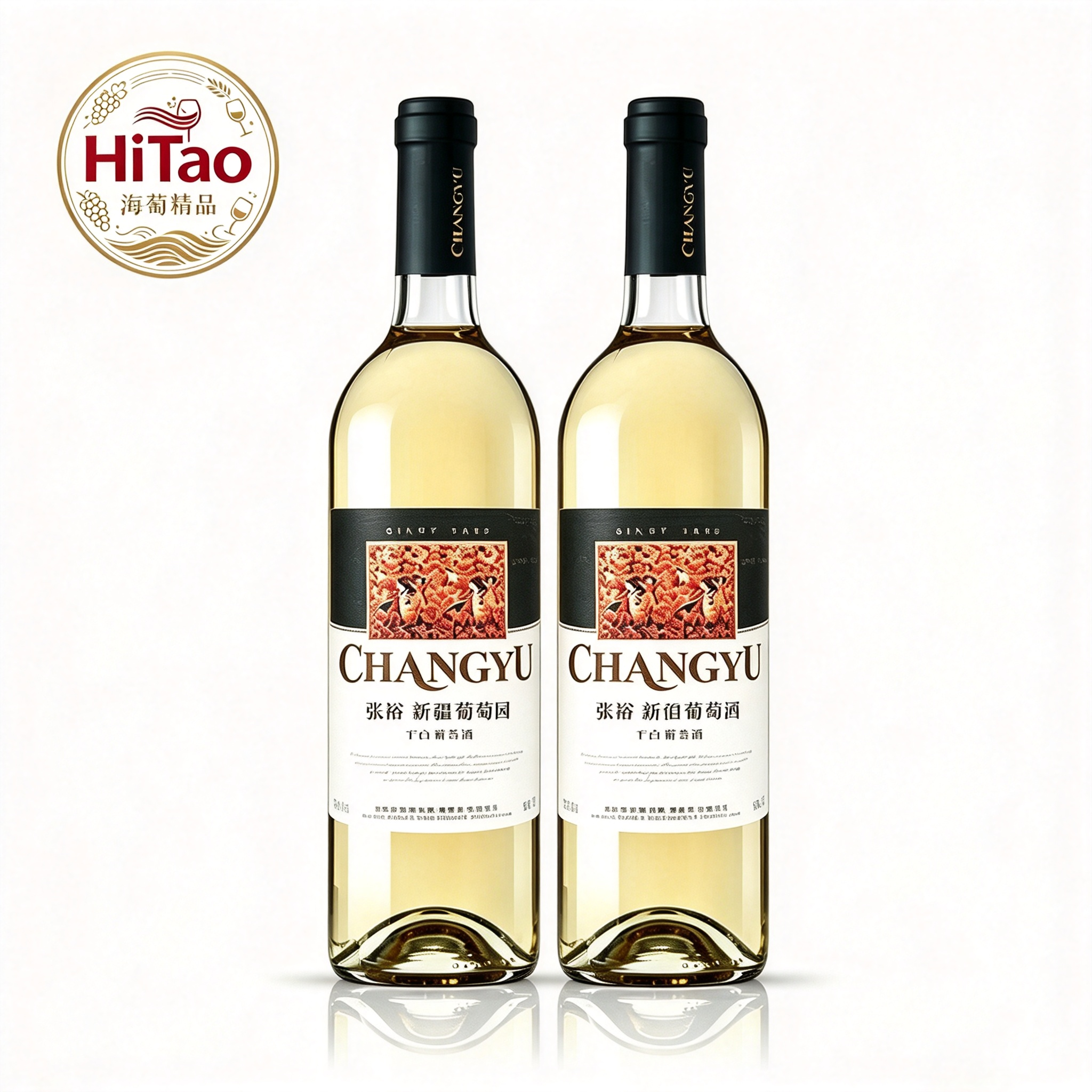 張裕紅酒 新疆葡萄園貴人香白葡萄酒 750mlx2樽