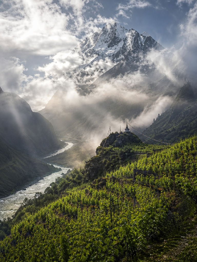 尼雅葡萄酒 天山冰川生態葡園實景 / Niya Vineyard, Tianshan