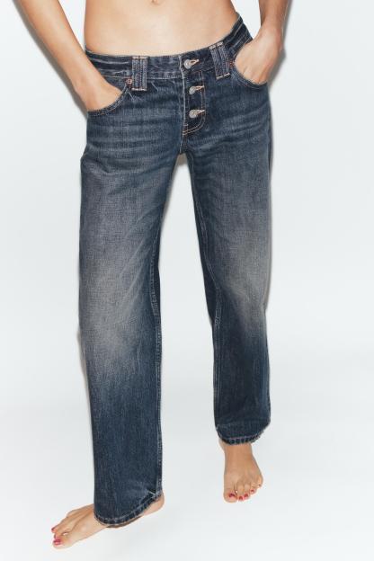 Classic Low-Rise Straight Jeans