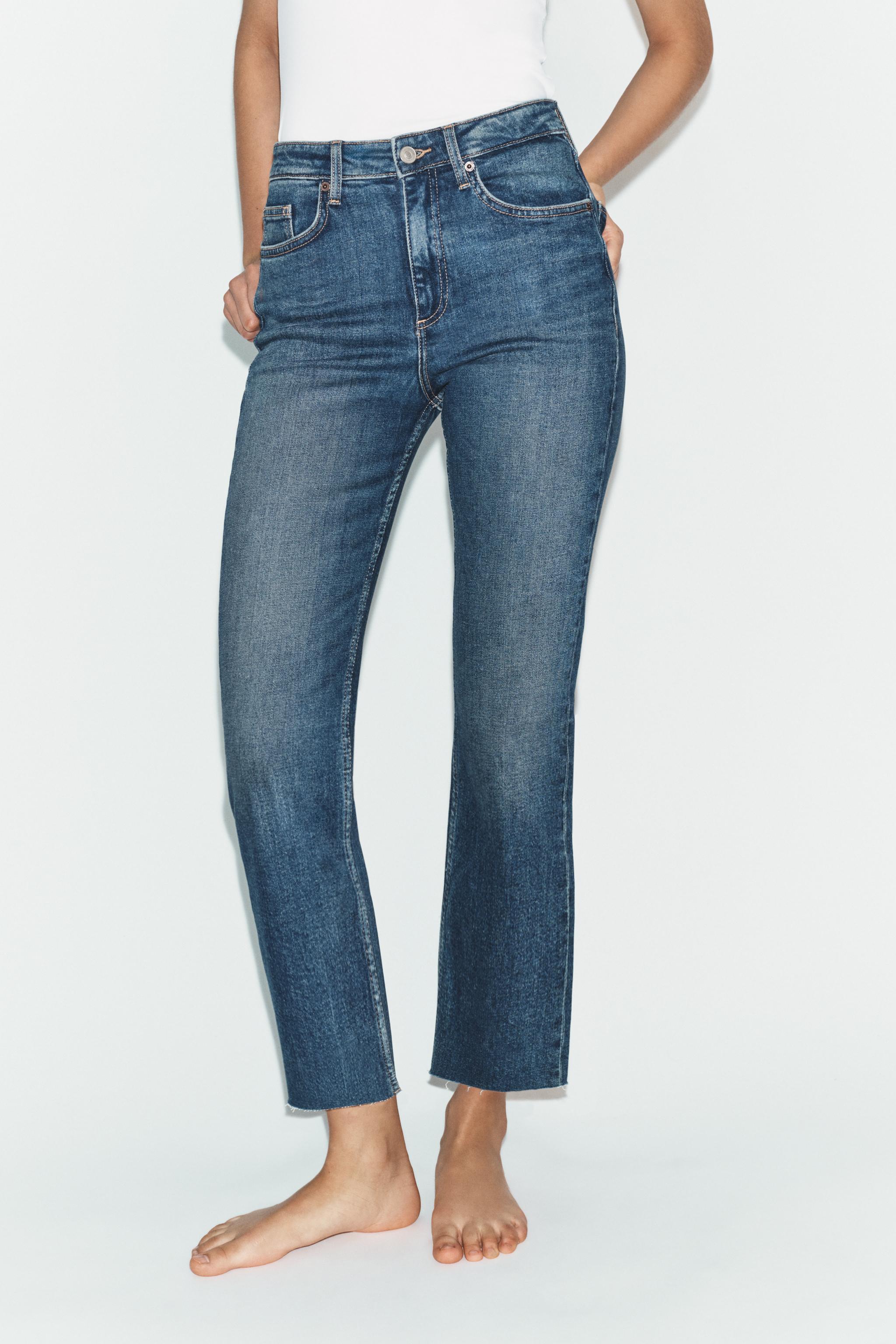 Ankle-Length Flare Jeans