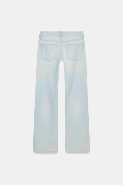Signature Low-Rise Wide Leg Jeans
