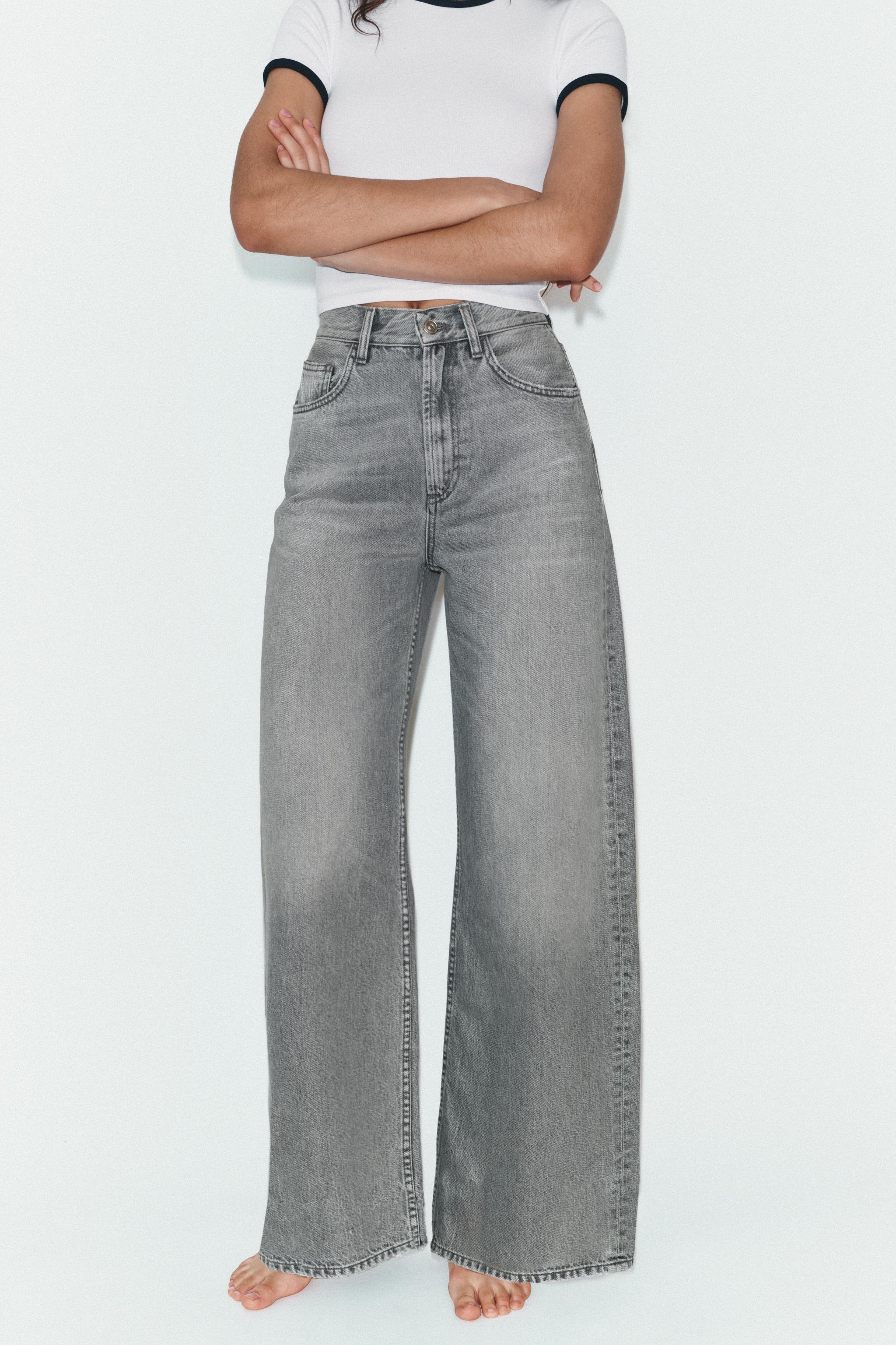 Premium High-Waist Wide Leg Jeans