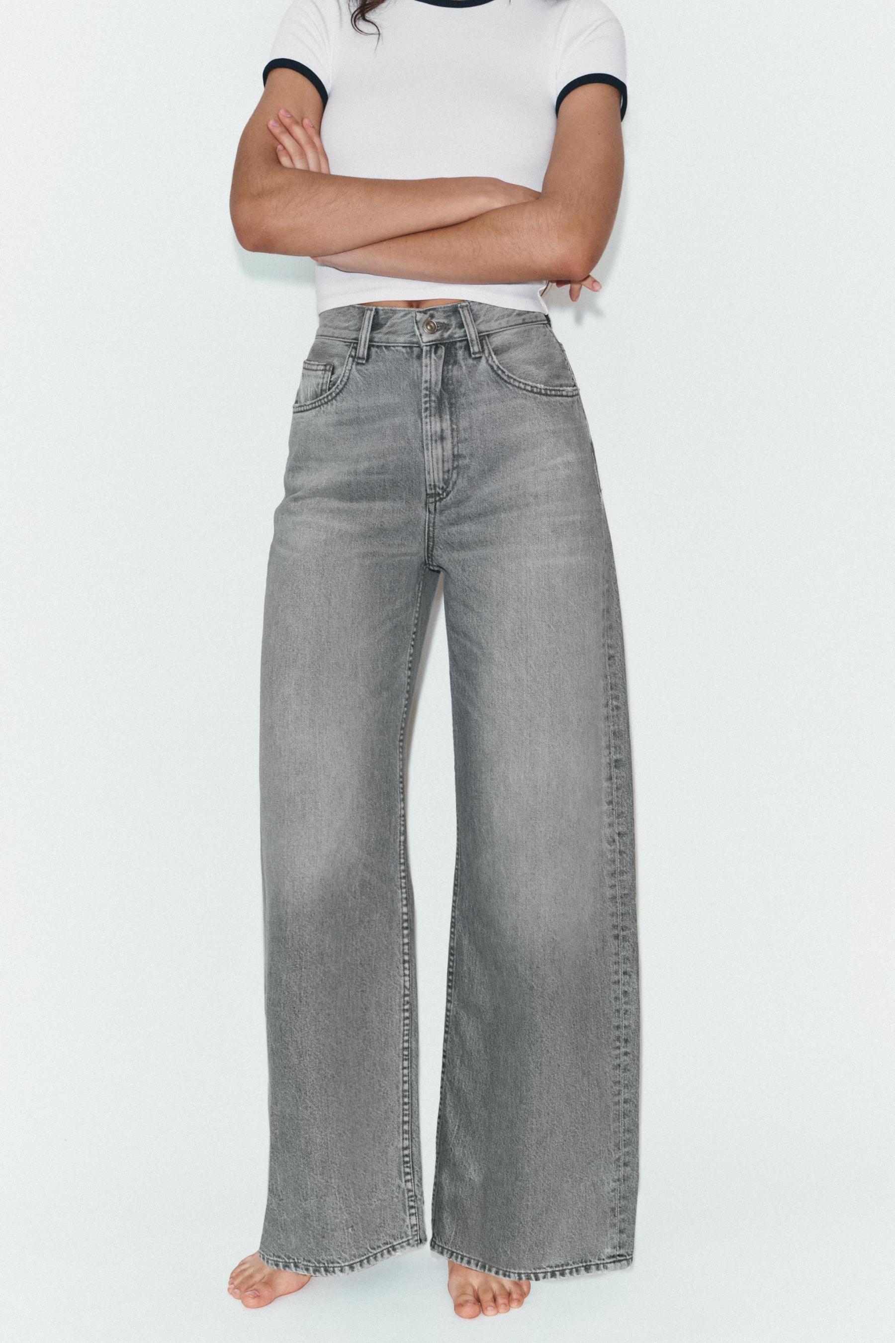 Premium High-Waist Wide Leg Jeans
